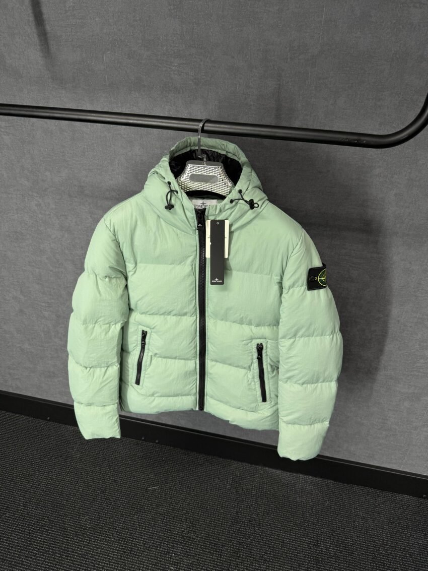 Stone Island Lichtgroen Winterjas
