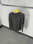 Palm Angels Black Sweater Yellow Grafiti