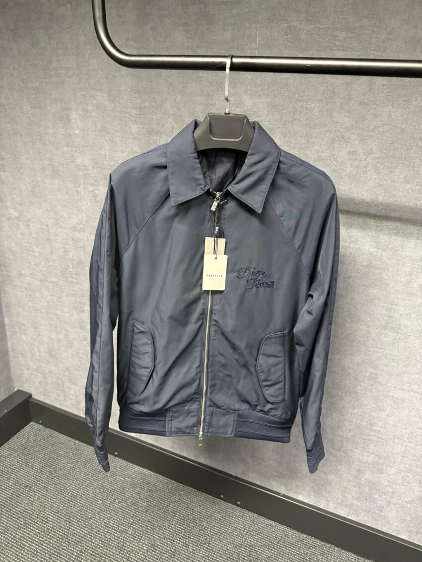 Dior Blue Full-Zip Men’s Jacket