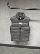 Prada Black Re-Nylon Sleeveless Puffer Jacket DUBBELZIJDIG
