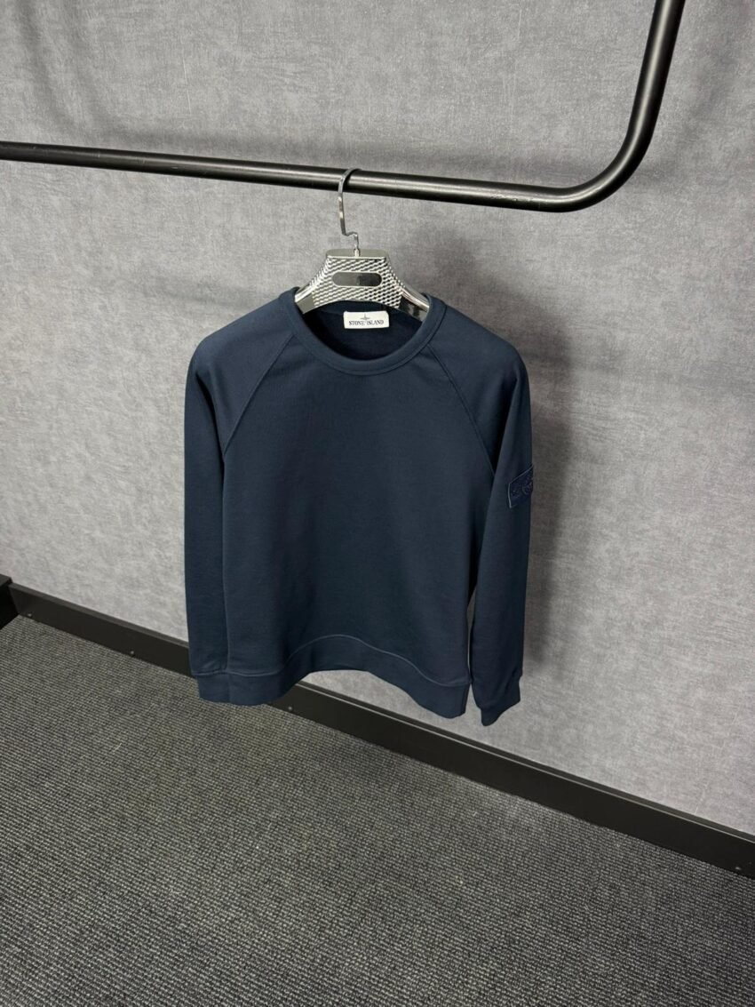 Stone Island Sweater Navy Blue Ghost Logo